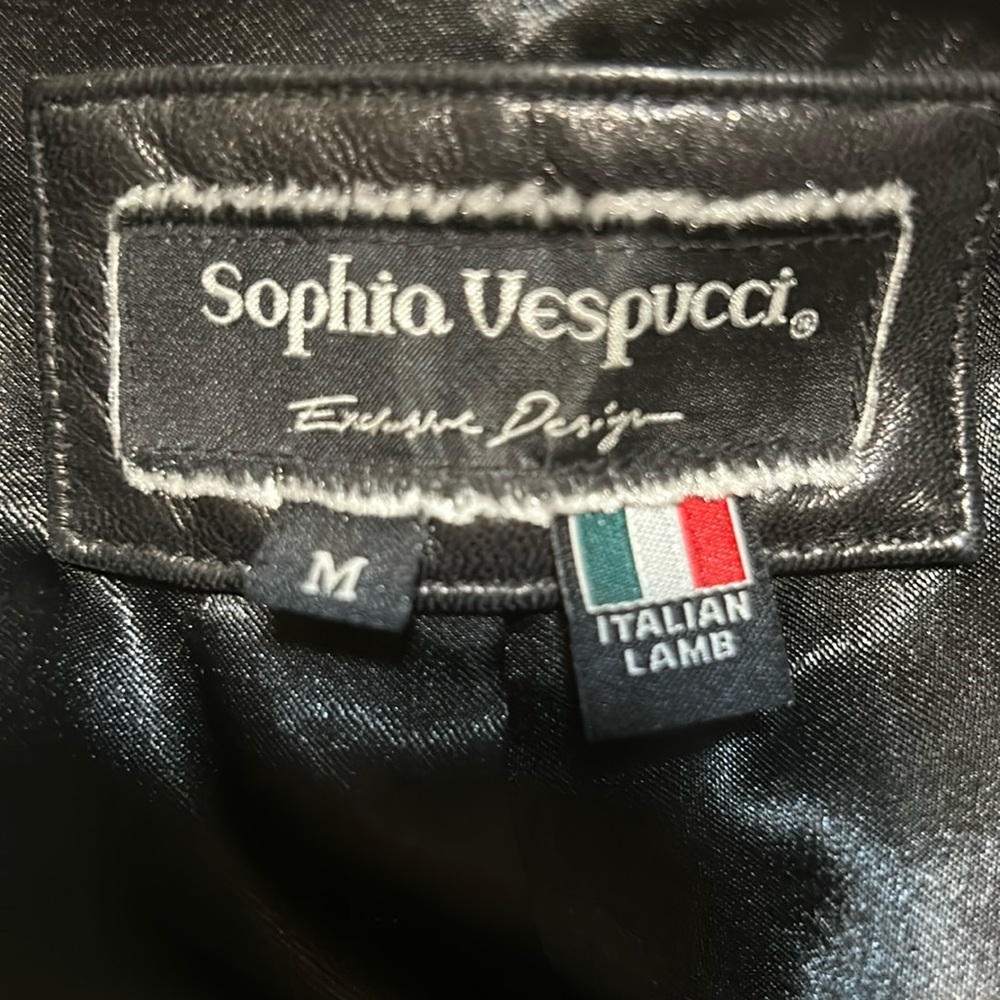 Genuine lamb Italian leather jacket